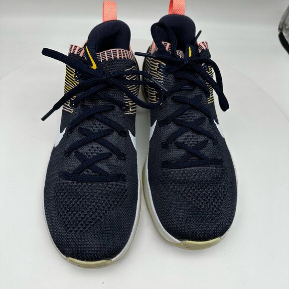 Nike Metcon DSX Flyknit 2 Shoes Women's 9.5 Sneakers Navy Blue/Pink 924595-404 - Picture 8 of 13